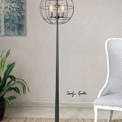 Palla Floor Lamp | Uttermost - Floor Lamps