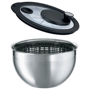 Salad Spinner With Glass Lid
