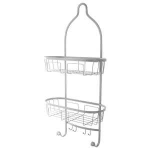 Interdesign 60466 Chrome Classico Suction Cup Shower Shelves,No 60466