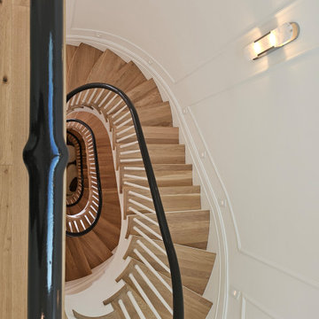 Project #131 | Three-Story Elliptical Staircase in Historic Home