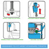 HydroClean Water-Saving Toilet Fill Valve with Cleaning Tube