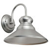 Signature 1 Light Outdoor Wall Light in Brushed Nickel