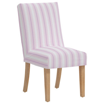 Rachel Ashwell Slipcover Dining Chair, Sc Brolly Stripe Pink