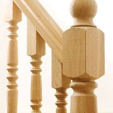 Heritage white oak stairs
