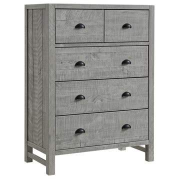 Arden 5-Drawer Chest of Drawers, Driftwood Gray