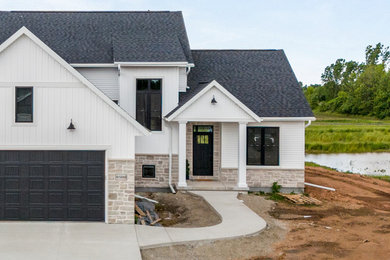 Example of an exterior home design in Other