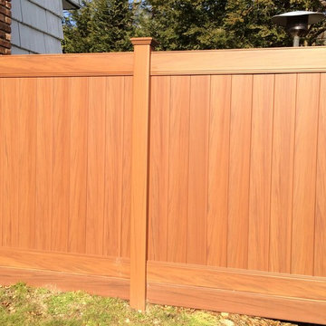 Woodgrain Vinyl Fences & Gates