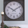 Uttermost Warehouse Wall Clock With Grill