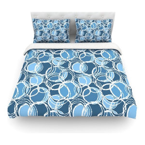 Kess InHouse Julia Grifol Summer Tropical Leaves King Featherweight Sham