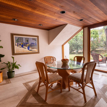 Mid Century Moroccan Sunroom