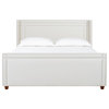Elle Upholstered Bed, Antique White, King