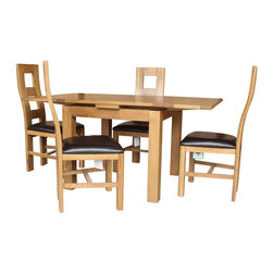 Newman Upholstered Seat Solid Oak Chair - Products