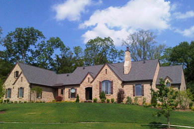 Beautiful One-Story Brick Tudor
