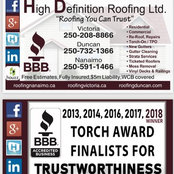 Foto de High Definition Roofing Ltd.