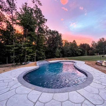 Swimming Pool Build in Port Tobacco, MD - JG - Wise Pool & Spa