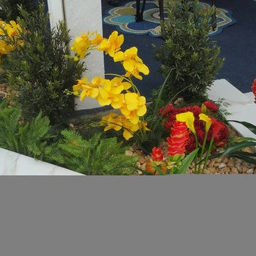 Seasonal Artificial Outdoor Floral Arrangements