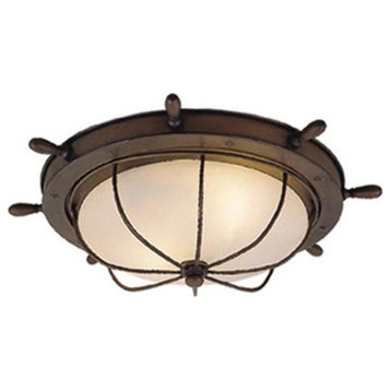Vaxcel Nautical 15' Outdoor Ceiling Light Antique Red Copper