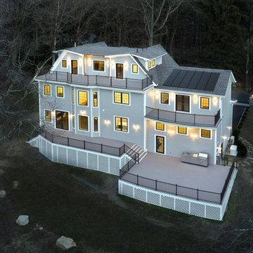 Newly Constructed Colonial Home With Solar Panels