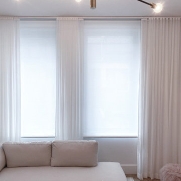 GALERIE Condominium – Solar Shades and Ripplefold Drapery