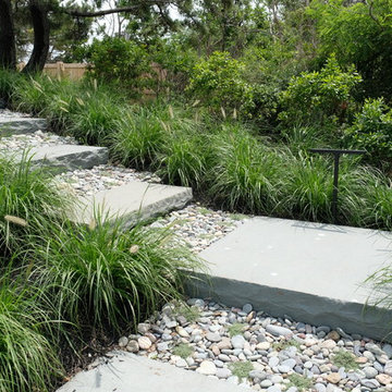 Modern Oceanfront Landscape - Cohasset