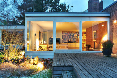 Mittelgroße Moderne Terrasse in Hannover