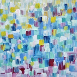 Tulips Mosaic by Terina Jones - Paintings