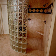 Glass block wall 1