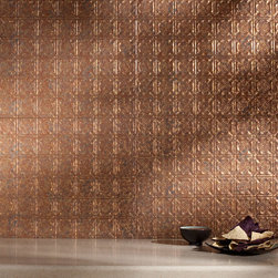 Fasade Traditional 6 in Cracked Copper - Home Decor