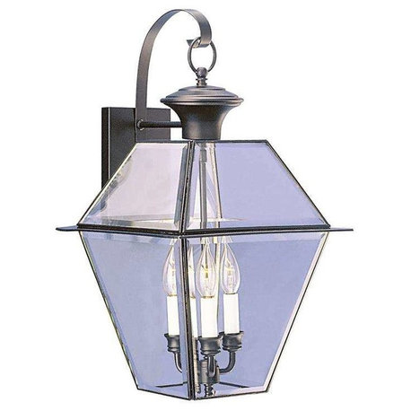 Westover Outdoor Wall Lantern, Black