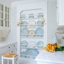 dining room - plate wall