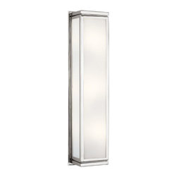 Robert Abbey Bradley Medium Wall Sconce, Polished Nickel - Wall Sconces