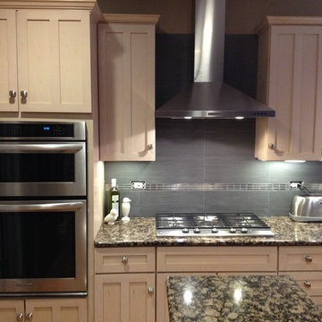 Black & Metal Backsplash