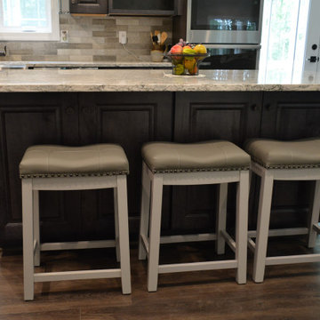 Rustic Maple with Smoke Stain and Ebony Glazing