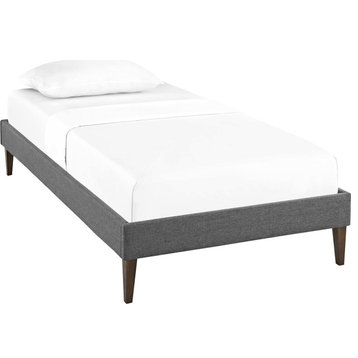 Punia Bed Frame - Gray, Twin