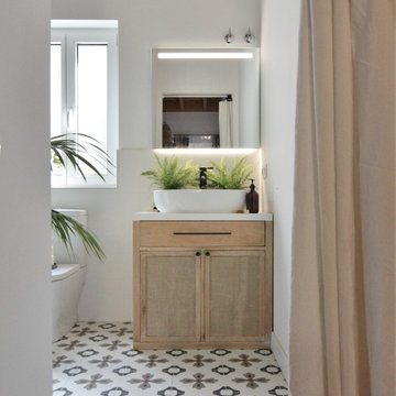 Estilismo y decoración baño passive house Segovia