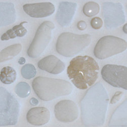"Ocean Medley - Whites" Border - Tile
