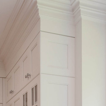 High-End Kitchen Remodel with Oversized Kitchen Island & Crown Molding