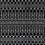 Unique Loom - Rug Unique Loom Moroccan Trellis Black Rectangular 6'0x9'0 - With pleasant geometric patterns based on traditional Moroccan designs, the Moroccan Trellis collection is a great complement to any modern or contemporary decor. The variety of colors makes it easy to match this rug with your space. Meanwhile, the easy-to-clean and stain resistant construction ensures it will look great for years to come.