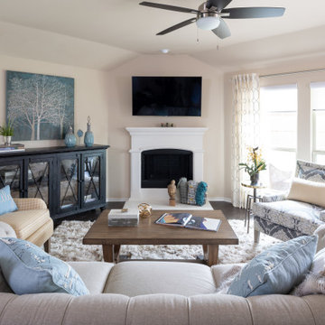 Rustic Oak Living Room Makeover