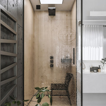 Modern loft interior in Kaunas