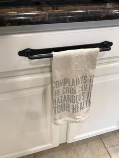 Where / how to hang hand towel?