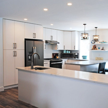 Off White Polymer Kitchen
