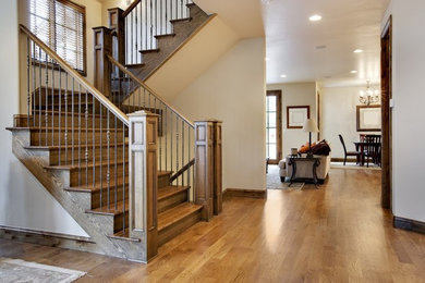 Entryway - craftsman entryway idea in Boston