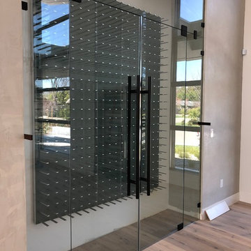 Glass Enclosed Wine Cellars