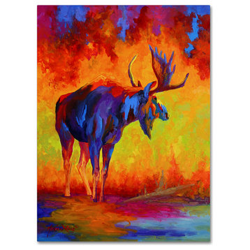 Marion Rose 'Moose 5' Canvas Art, 24 x 18
