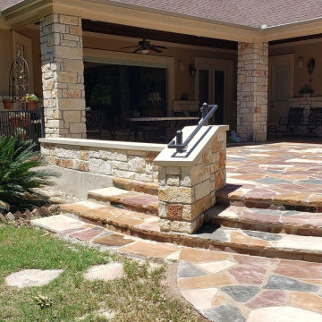 Georgetown TX Custom Patio and Hardscape Space