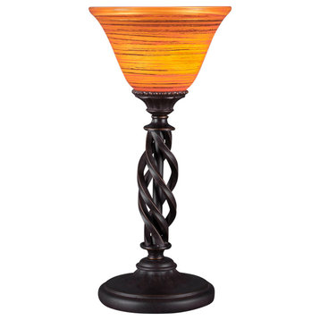 Elegante 1-Light Table Lamp, Firre Saturn