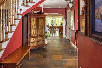 Example of a classic entryway design in Other
