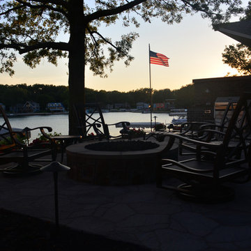 Lakeside Entertainment Space, Water Feature, and Catwalk