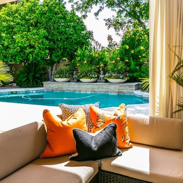 Backyard Pool Patio Viejo Classic Tile